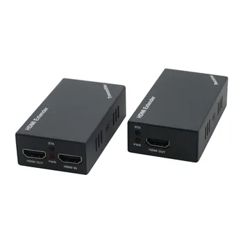 60M HDMI Network Cable Extender Supports Switch One-To-Many Network Cable to HDMI HDMI Extender EU Plug
60M HDMI Network Cable Extender Supports Switch One-To-Many Network Cable to HDMI HDMI Extender EU Plug