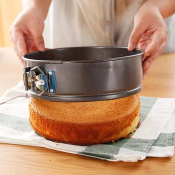 Kitchen Cake Baking Pan Round Shape Non-stick Cake Mold Steel Springform Pan Set Removable Bottom Cakes Decorating Bakeware Tool
Kitchen Cake Baking Pan Round Shape Non-stick Cake Mold Steel Springform Pan Set Removable Bottom Cakes Decorating Bakeware Tool