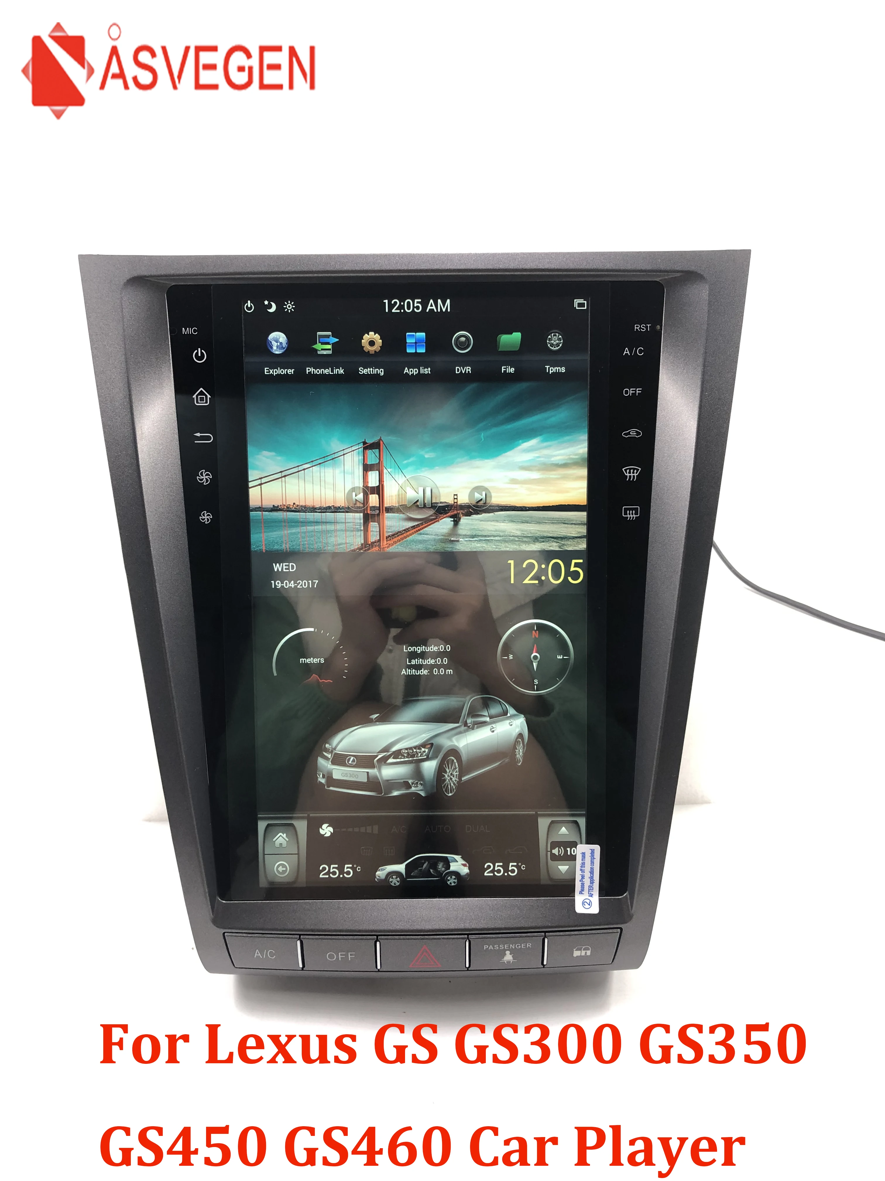 Tesla Style Android Car Multimedia DVD Player Head Unit For Lexus GS GS300 GS350 GS450 GS460 2004-2012 Radio GPS Navi Video
Tesla Style Android Car Multimedia DVD Player Head Unit For Lexus GS GS300 GS350 GS450 GS460 2004-2012 Radio GPS Navi Video