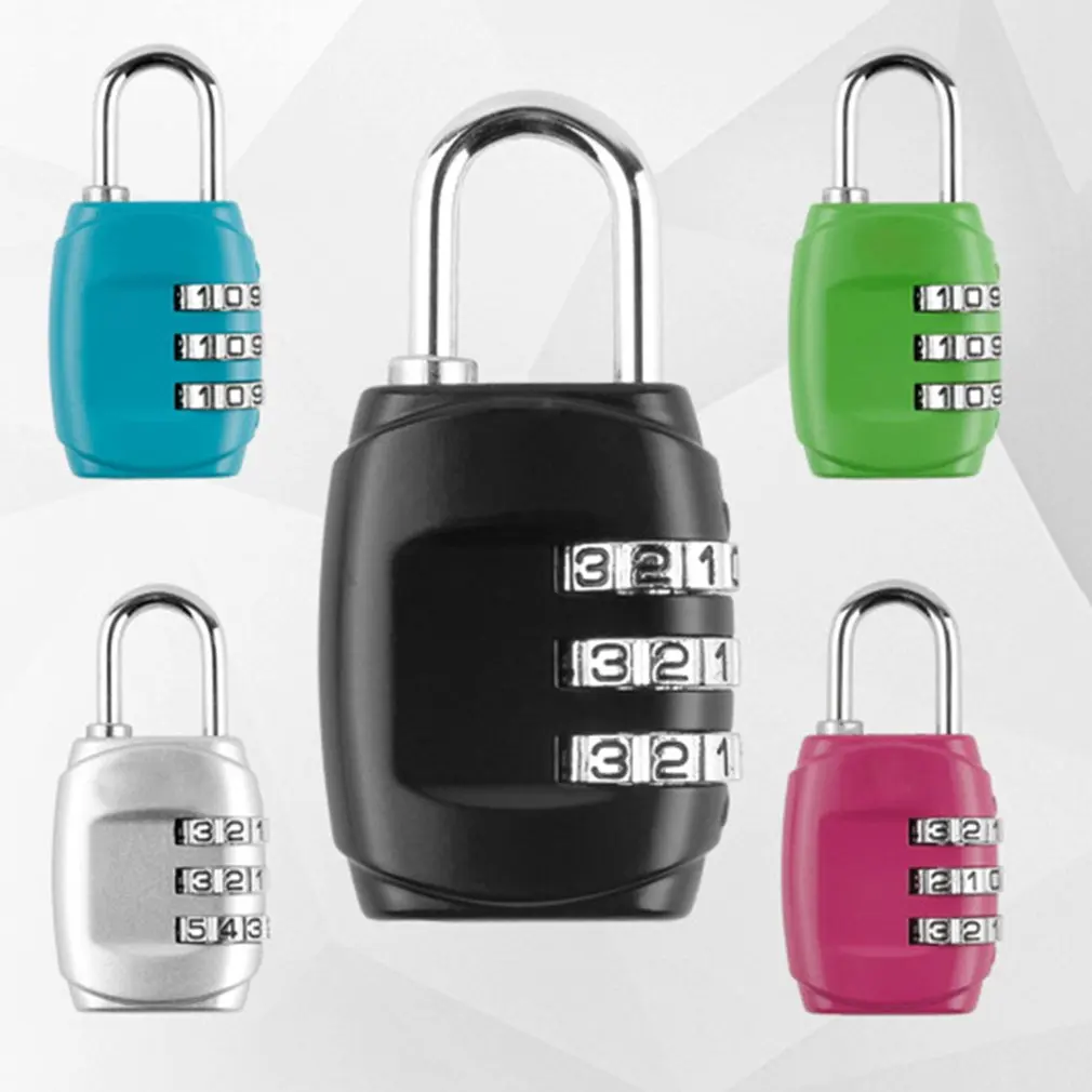3 Dial Digit Password Combination Padlock Suitcase Luggage Metal Code Lock Mini Coded Keyed Anti-Theft Locks Weather Proof
3 Dial Digit Password Combination Padlock Suitcase Luggage Metal Code Lock Mini Coded Keyed Anti-Theft Locks Weather Proof