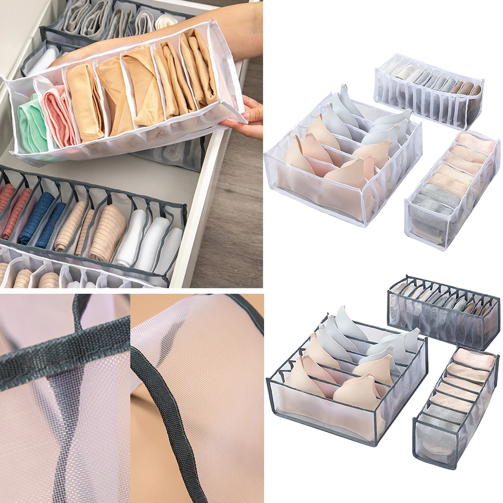 1Set/3Pcs Storage Boxes Underwear Organizador For Ties Socks Shorts Bra Non-woen Fabric Diider Drawer Lidded Closet Organizer
1Set/3Pcs Storage Boxes Underwear Organizador For Ties Socks Shorts Bra Non-woen Fabric Diider Drawer Lidded Closet Organizer