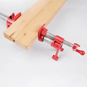 Woodworking Pipe Clamps Heavy Duty Wood Gluing Pipe Fixture Carpenter Clamp Bold Screw Durable and Not Easy to Slip
Woodworking Pipe Clamps Heavy Duty Wood Gluing Pipe Fixture Carpenter Clamp Bold Screw Durable and Not Easy to Slip