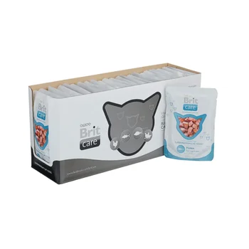 Brit Care пауч для кошек (кусочки в соусе), Тунец, Cat food, for cats, 24*80 г
Brit Care пауч для кошек (кусочки в соусе), Тунец, Cat food, for cats, 24*80 г