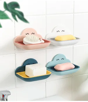 Non-perforating cloud soap box double-layer quick-drip no-mark hanging plastic soap box can be wall hanging, can be placed
Non-perforating cloud soap box double-layer quick-drip no-mark hanging plastic soap box can be wall hanging, can be placed