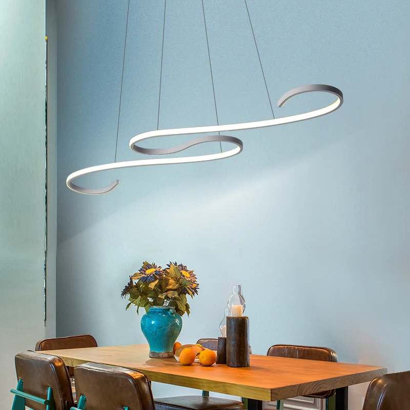 Nordic restaurant led strip chandelier creative personality postmodern minimalist bar lamp dining room bedroom lamps YHJ103103
Nordic restaurant led strip chandelier creative personality postmodern minimalist bar lamp dining room bedroom lamps YHJ103103