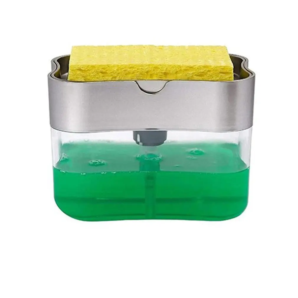 Soap Dispenser Abs Creative Kitchen Soap Box Manual Pressed Liquid Soap Dispenser With Washing Sponge
Soap Dispenser Abs Creative Kitchen Soap Box Manual Pressed Liquid Soap Dispenser With Washing Sponge