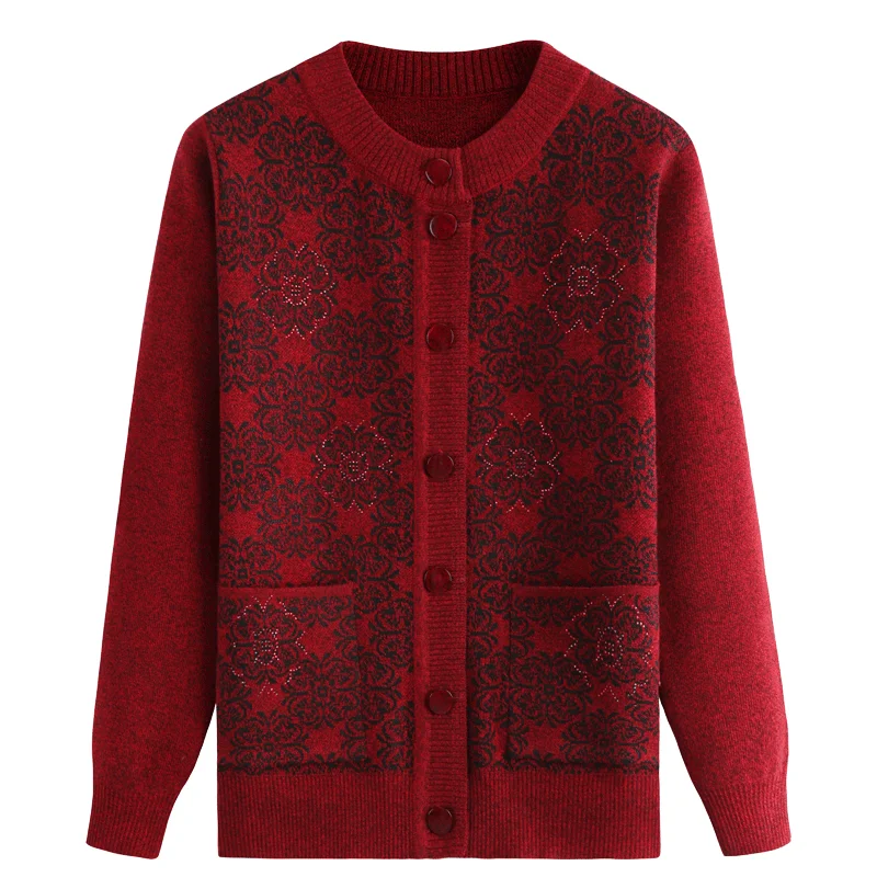 New 2021 Autumn Winter Women Knitted Sweater Fashion Casual Printed Middle-aged Long Sleeve Cardigan
New 2021 Autumn Winter Women Knitted Sweater Fashion Casual Printed Middle-aged Long Sleeve Cardigan