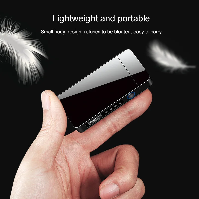 Windproof Dual Arc Lighter Plasma Flameless Rechargeable Electric Lighter LED Power Display hqd disposable cigarette
Windproof Dual Arc Lighter Plasma Flameless Rechargeable Electric Lighter LED Power Display hqd disposable cigarette