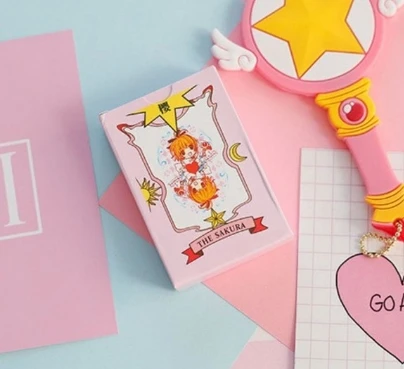 Japan Anime 1set 54 Piece Cosplay Card Captor Sakura With Clow Card Poker Magic Book Set in Box Prop Gift Playing Cards For Kid
Japan Anime 1set 54 Piece Cosplay Card Captor Sakura With Clow Card Poker Magic Book Set in Box Prop Gift Playing Cards For Kid