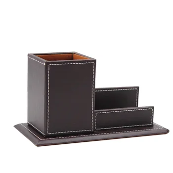 Durable Multifunctional Business Card Holder PU Leather Organizer Accessories Display Pen Storage Stationery Office Solid 2 In 1
Durable Multifunctional Business Card Holder PU Leather Organizer Accessories Display Pen Storage Stationery Office Solid 2 In 1