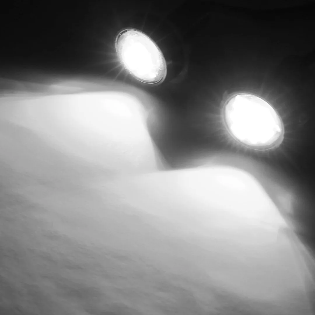 2Pcs/set 3V-12V LED 2W Front Light Headlight Spotlight Blue White Front Lights For 1:10 RC Car Accessories