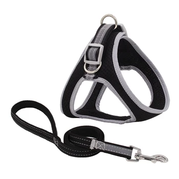 Pet Harness And Leash Set, Dog Canvas Strap Vest And Reflective Traction Rope For Outdoor Walking
Pet Harness And Leash Set, Dog Canvas Strap Vest And Reflective Traction Rope For Outdoor Walking
