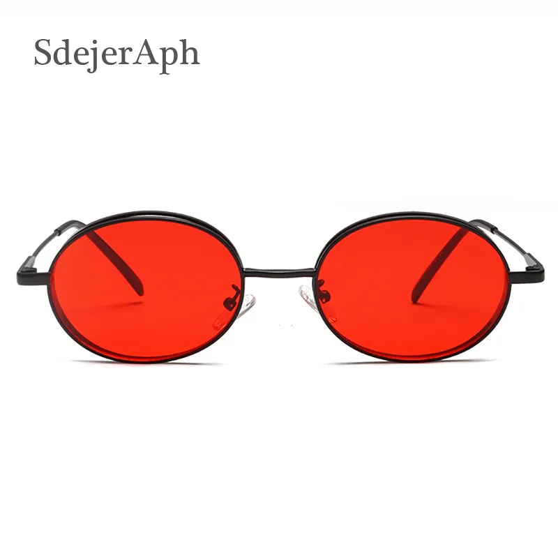Фото Vintage Red Metal Round Frame Women Sunglasses Retro Silver Color Lens Sun Glasses Ladies Men Shades Eyewear UV400 | Аксессуары для