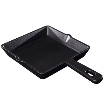 Cast Iron Flat Bottom Mini Nonstick Frying Pan Square Pancake Pan Gas Induction Cooker Pancake Pan (Black)
Cast Iron Flat Bottom Mini Nonstick Frying Pan Square Pancake Pan Gas Induction Cooker Pancake Pan (Black)