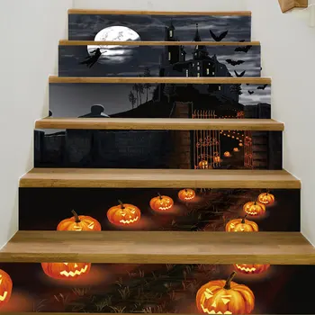 Halloween Stereo Wall Stickers 3D Night Pumpkin Light Castle Stair Sticker PVC Removable Waterproof Wallpaper DIY Home Decor
Halloween Stereo Wall Stickers 3D Night Pumpkin Light Castle Stair Sticker PVC Removable Waterproof Wallpaper DIY Home Decor