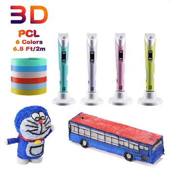 KYY 3D Pen with LED Display support ABL PLA filament DIY drawing pen Printing pen with 5V 2A adapter
KYY 3D Pen with LED Display support ABL PLA filament DIY drawing pen Printing pen with 5V 2A adapter