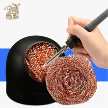 Soldering Iron wire with Electric Soldering Iron Stand Holder Welding Soldering Solder Iron Tip Cleaner Cleaning Steel Ball
Soldering Iron wire with Electric Soldering Iron Stand Holder Welding Soldering Solder Iron Tip Cleaner Cleaning Steel Ball