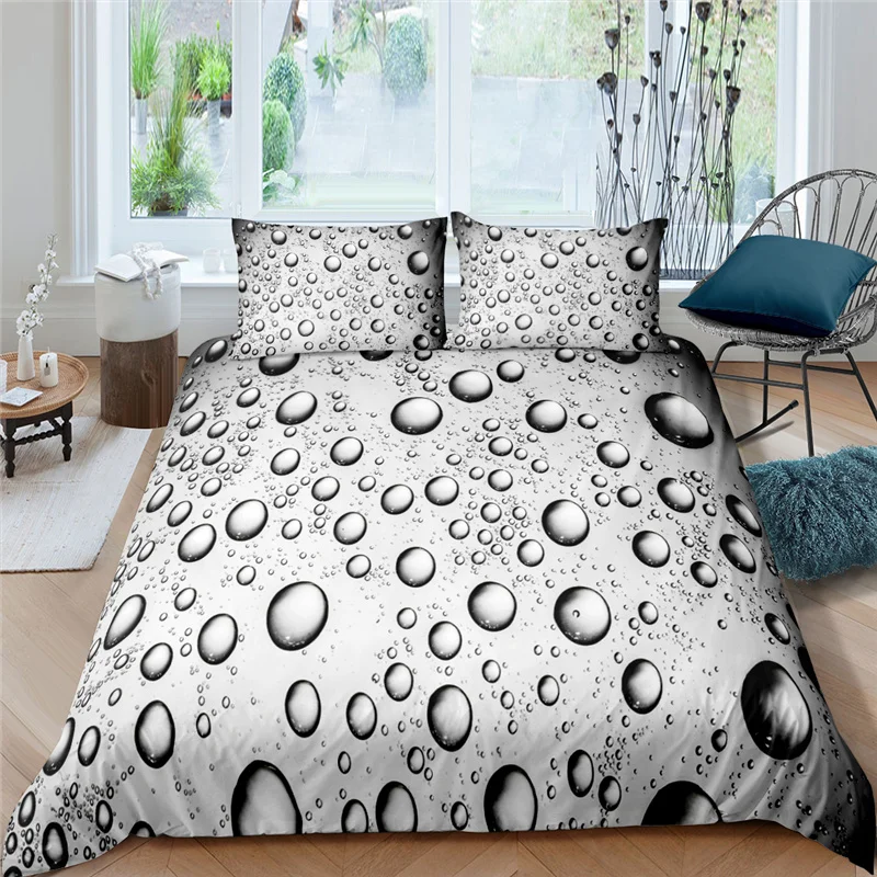 Luxury 3D Water Drops Print 2/3Pcs Kids Bedding Set Comfortable Duvet Cover Pillowcase Home Textile Queen and King EU/US/AU Size
Luxury 3D Water Drops Print 2/3Pcs Kids Bedding Set Comfortable Duvet Cover Pillowcase Home Textile Queen and King EU/US/AU Size
