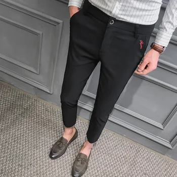 2019 Fashion Business Casual Men Pants Slim Elegant Perfume Masculino Dress Pants New Suit Trousers Mens Suit Pants 28-34
2019 Fashion Business Casual Men Pants Slim Elegant Perfume Masculino Dress Pants New Suit Trousers Mens Suit Pants 28-34