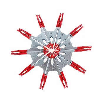 10Pcs 4Inch Mini Metal Heavy Duty Spring Clamps Crocodile Clip Red Plastic Tips Tool Clips Grip Holder Diy Hand Tools
10Pcs 4Inch Mini Metal Heavy Duty Spring Clamps Crocodile Clip Red Plastic Tips Tool Clips Grip Holder Diy Hand Tools