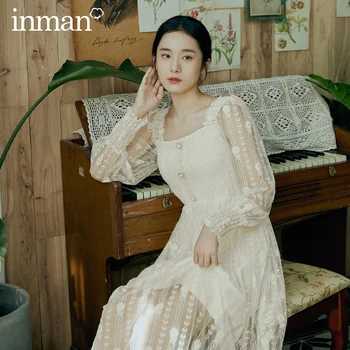 INMAN 2020 Spring New Arrival Literary French Elegant Square Neck Long Sleeve Dress
INMAN 2020 Spring New Arrival Literary French Elegant Square Neck Long Sleeve Dress
