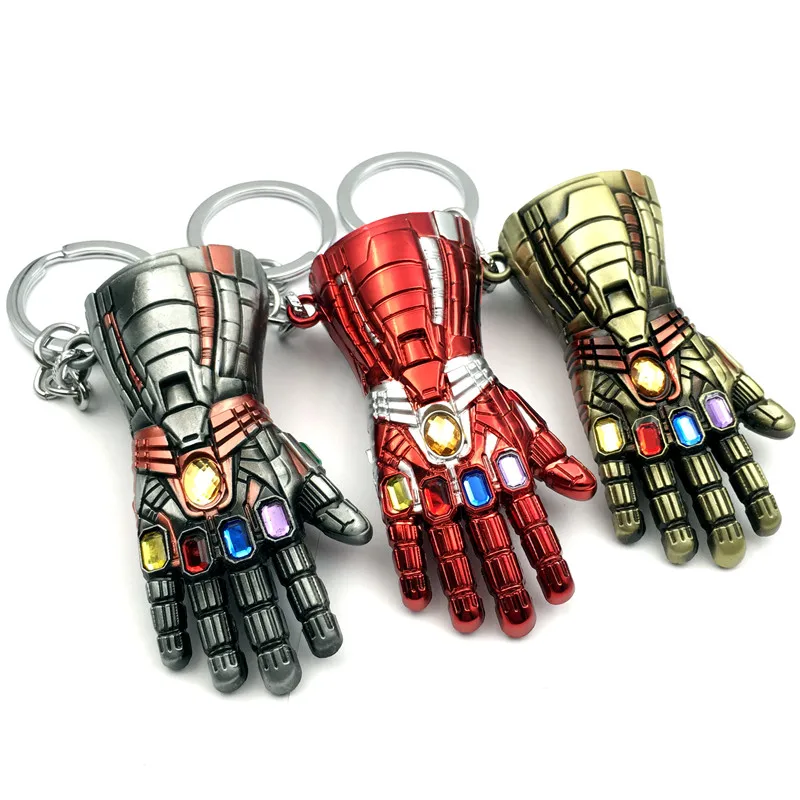 

Movie Avengers Keychain New Super-Hero Hulk Palm Key Chains Pendant Metal High Quality Keyring llaveros Toy Collection Gifts
