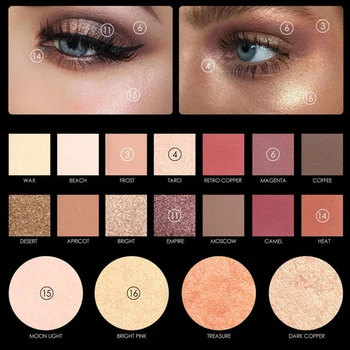 18 Colors Nude Eyeshadow Kit Matte Glitter Eyeshadow Palette Makeup Diamond Glitter Metallic Shiny Nude Eye Pigment Cosmetics
18 Colors Nude Eyeshadow Kit Matte Glitter Eyeshadow Palette Makeup Diamond Glitter Metallic Shiny Nude Eye Pigment Cosmetics