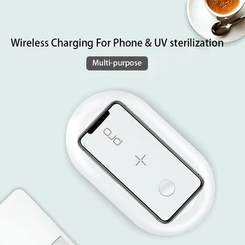 Robotcube Multifunctional UV & Ozone Phone Sanitizer Box Disinfection For Virus & Qi Wireless Charger
Robotcube Multifunctional UV & Ozone Phone Sanitizer Box Disinfection For Virus & Qi Wireless Charger