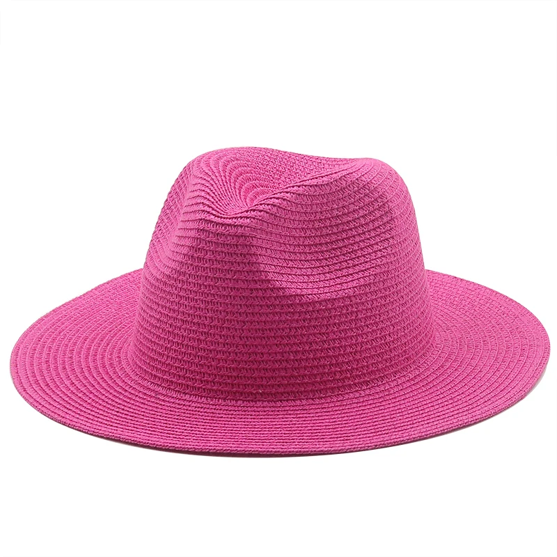 Fashion (Adult 5558cm) Simple Girl Summer Panama Hats For Women Men
