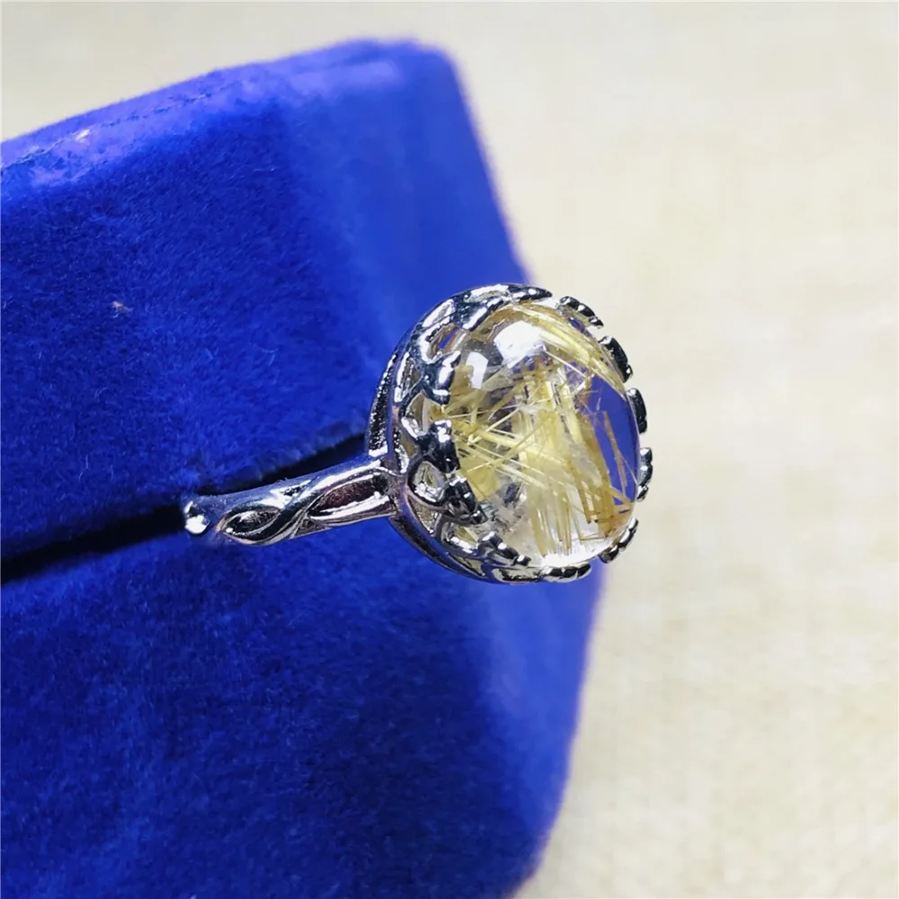 Gold Rutilated Ring (54)