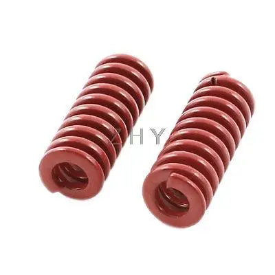 2Pcs Med Load Red Spiral Stamping Compression Die Spring 8x20mm
