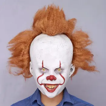 Pennywise IT halloween mask mascara face latex masks Horror Slasher Smiley Joker Jinx Clown Friday Stephen Kings it Scary mask
Pennywise IT halloween mask mascara face latex masks Horror Slasher Smiley Joker Jinx Clown Friday Stephen Kings it Scary mask