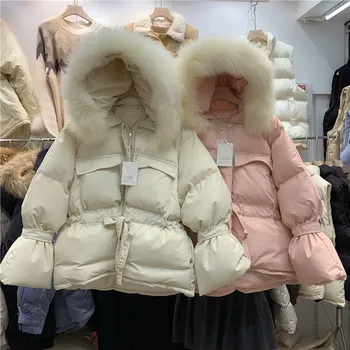 Big Faux Fur Thick Women Winter Jacket Coat Cotton Parka Black Pink Women Clothes
Big Faux Fur Thick Women Winter Jacket Coat Cotton Parka Black Pink Women Clothes