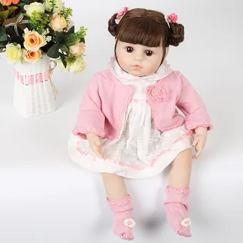 Bebes Reborn Doll Girl Soft Silicone Bebes Reborn Toddler Doll Stuffed Lifelike Alive Doll Cosplay Christmas Surprice Gifts 47cm
Bebes Reborn Doll Girl Soft Silicone Bebes Reborn Toddler Doll Stuffed Lifelike Alive Doll Cosplay Christmas Surprice Gifts 47cm
