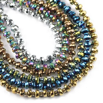 YHBZRET Wheel shape Austrian crystal beads Spacer 50pcs 4*6mm Flat round plated color Loose Bead for Jewelry making Bracelet DIY
YHBZRET Wheel shape Austrian crystal beads Spacer 50pcs 4*6mm Flat round plated color Loose Bead for Jewelry making Bracelet DIY