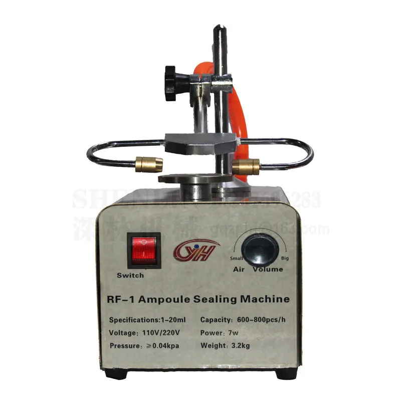 RF-1 Ampoule Melting Sealing Machine Glass Drawing Hydrogen Oxygen Flame Bottle Tube | Инструменты