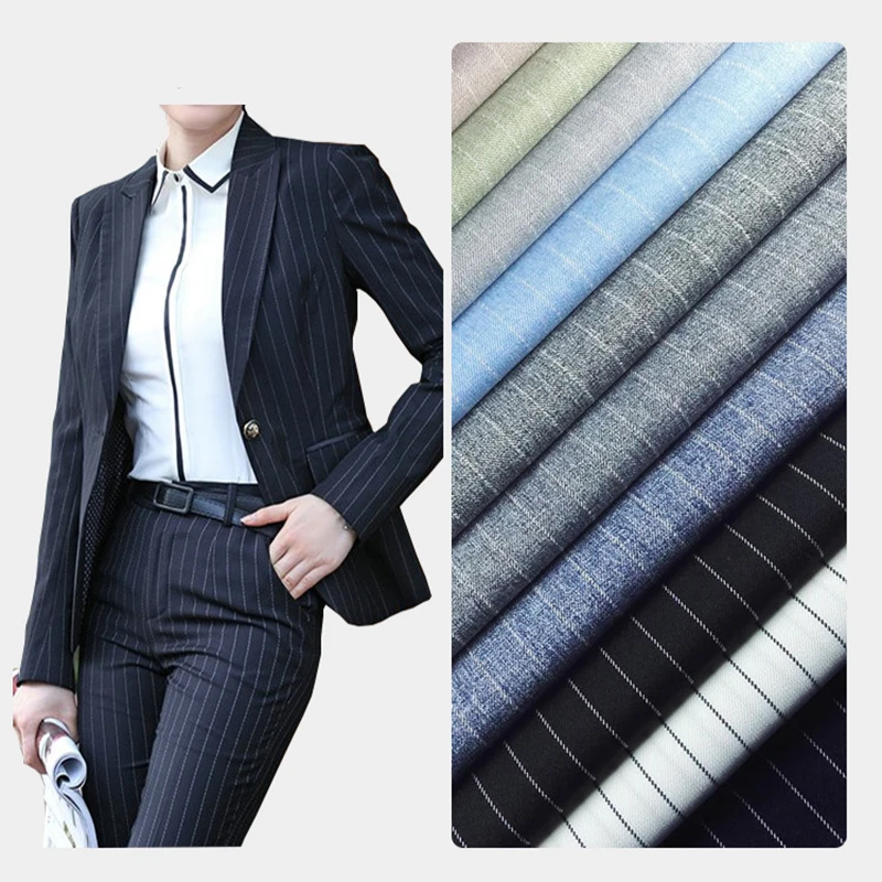 12pcs Different Colors Twill Micro-elastic Stripe Cloth Fabric Professional Business Suit Fabric
12pcs Different Colors Twill Micro-elastic Stripe Cloth Fabric Professional Business Suit Fabric