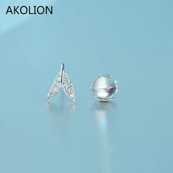 Cute Mermaid Tears Stud Earrings 925 Sterling Silver Fish Whale Marine Animal Tail Fairy Stud Earrings Original Fashion Jewelry
Cute Mermaid Tears Stud Earrings 925 Sterling Silver Fish Whale Marine Animal Tail Fairy Stud Earrings Original Fashion Jewelry