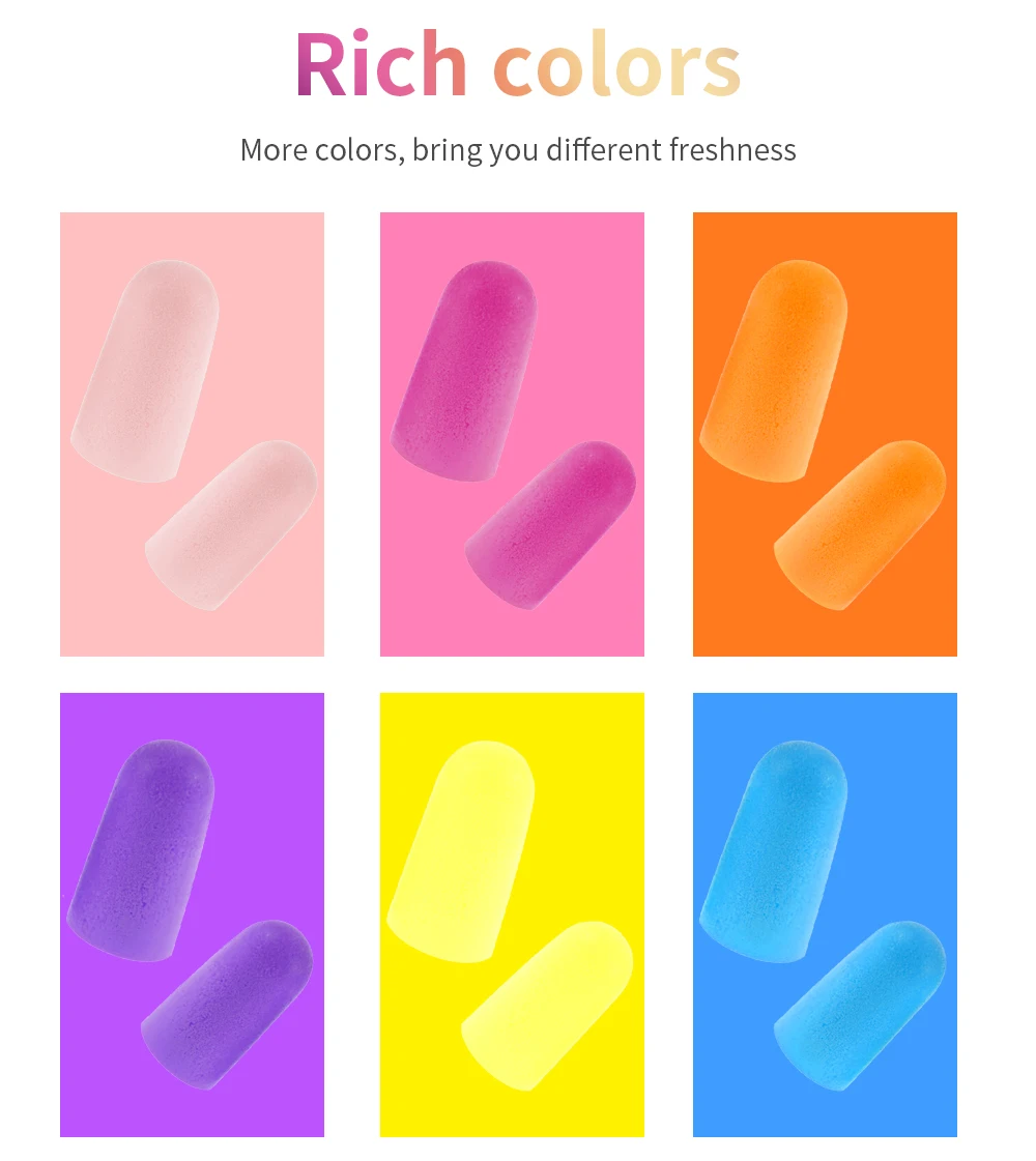 Generic 80 Pairs Earplugs Antinoise Sleeping Plugs Sleeping Ear