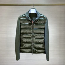 2022 Winter Men Fashion Down Jackets Wool Knitted and 90% White Duck Down Padding Patchwork Zipper up Cardigan Man men jacket
2022 Winter Men Fashion Down Jackets Wool Knitted and 90% White Duck Down Padding Patchwork Zipper up Cardigan Man men jacket