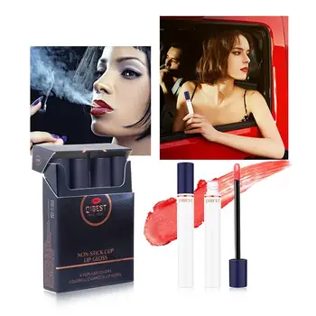 Lipstick Set Matte Velvet Matte Easy To Color Lip Glaze Lasting Liquid Lip Gloss Set Creative Cigarette Design
Lipstick Set Matte Velvet Matte Easy To Color Lip Glaze Lasting Liquid Lip Gloss Set Creative Cigarette Design