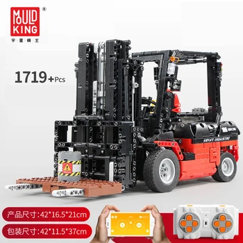 

Mould King 13106 Technic Series MOC-3681 RC Engineering Car Motor Power Mobile Crane Forklift Mk II Building Blocks Bricks Toys