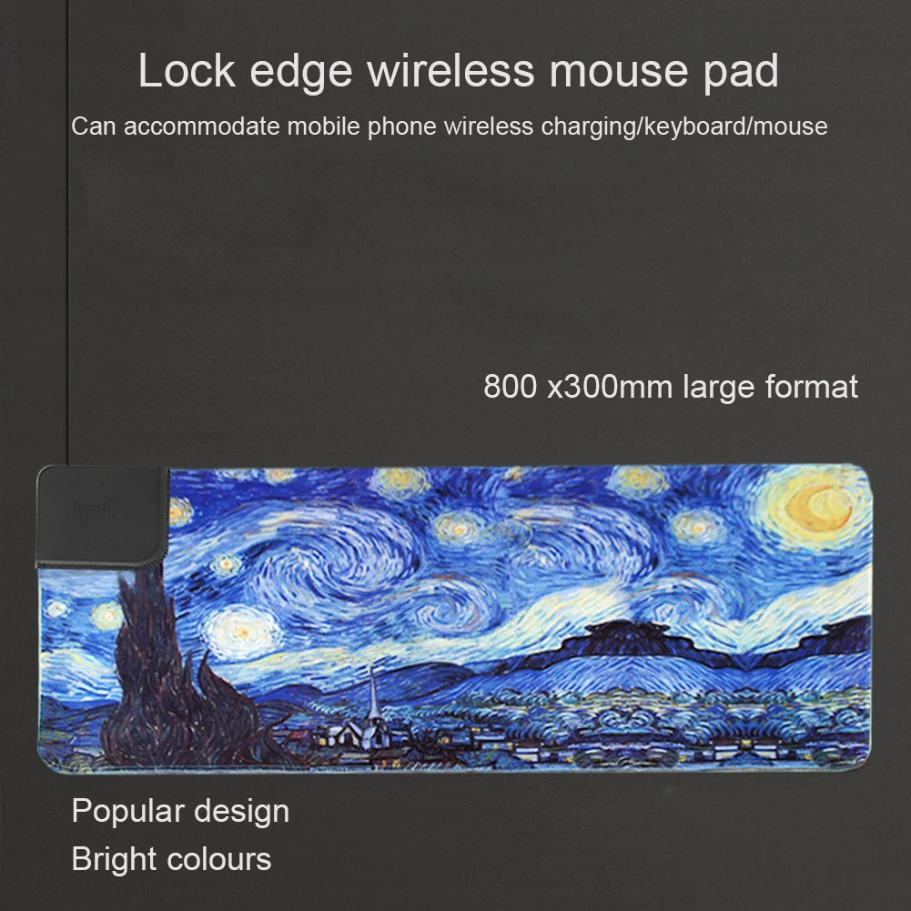 Qi 5w 10W Fast Wireless Charging Mouse Pad Large Wireless Charger Gaming Mouse Mat Computer Mouse Pad with Wireless Charger
Qi 5w 10W Fast Wireless Charging Mouse Pad Large Wireless Charger Gaming Mouse Mat Computer Mouse Pad with Wireless Charger