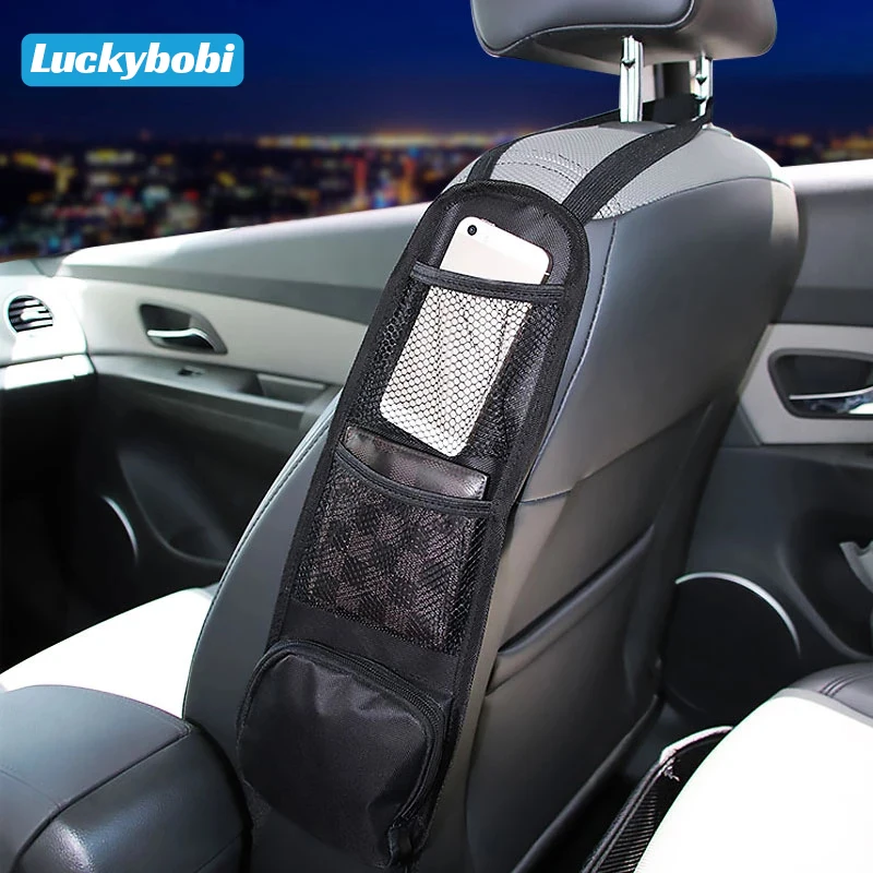 Car Seat Organizer Auto Side Storage Hanging Bag Multi-Pocket Drink Holder Mesh Pocket Accessories | Автомобили и мотоциклы