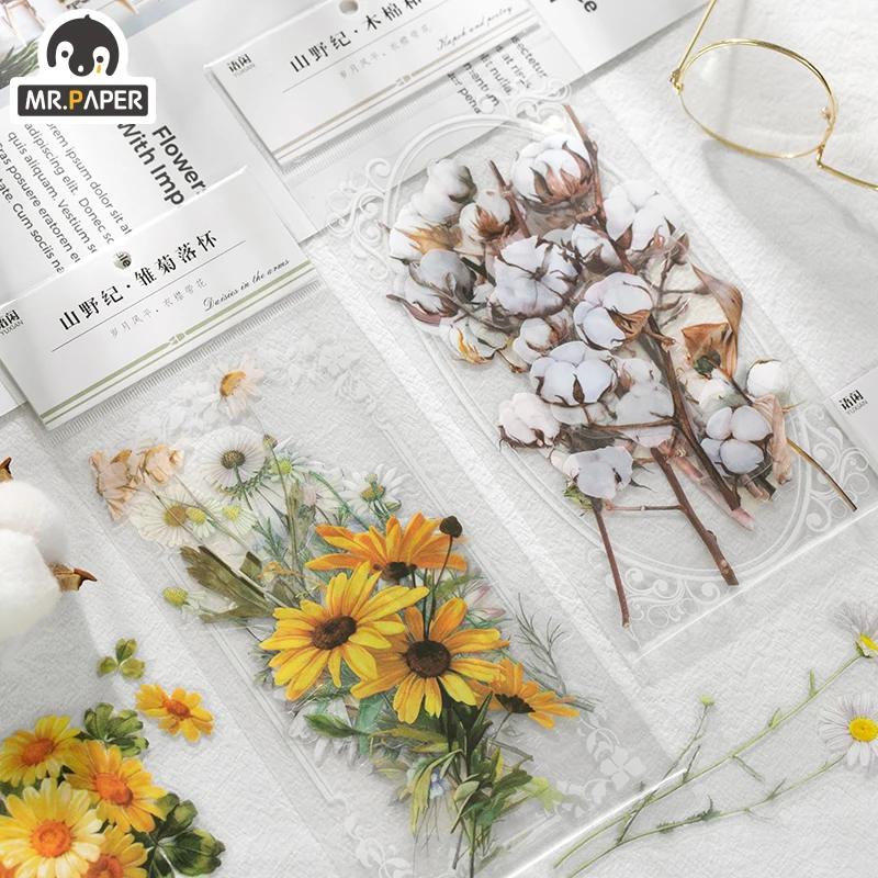 Mr.paper 11Pcs/bag Plant Daisy Rose Butterfly Maple Forest Pet Deco Diary Sticker Scrapbooking Decorative Stationery Stickers
Mr.paper 11Pcs/bag Plant Daisy Rose Butterfly Maple Forest Pet Deco Diary Sticker Scrapbooking Decorative Stationery Stickers