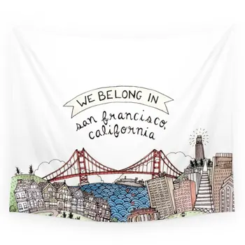 We Belong In San Francisco Printed Tapestry Wall Hanging Bedding Sheet Throw Bedspread Living Room Tapestries Dorm Decor
We Belong In San Francisco Printed Tapestry Wall Hanging Bedding Sheet Throw Bedspread Living Room Tapestries Dorm Decor
