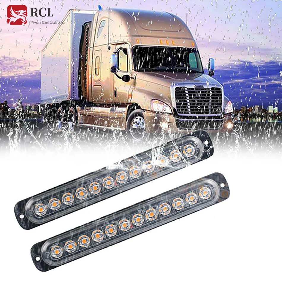 4PC LED Strobe Warning Light Bar 12V 24V Flashing Truck Super Bright Emergency Caution Light Waterproof for Auto Car SUV Van
4PC LED Strobe Warning Light Bar 12V 24V Flashing Truck Super Bright Emergency Caution Light Waterproof for Auto Car SUV Van
