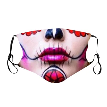 1PCS Washable Reusable Polyester Face Mask Fashion Adult Halloween Print Earloop Design Mask Mouth Mask With Design Mascaras
1PCS Washable Reusable Polyester Face Mask Fashion Adult Halloween Print Earloop Design Mask Mouth Mask With Design Mascaras