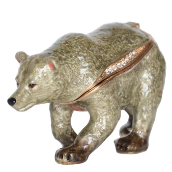 BEAR TRINKET BOX GRIZZLY JEWELRY BOXES ORGANIZER RING NECKLACE HOLDER ANIMAL FIGURES CREATIVE GIFTS
BEAR TRINKET BOX GRIZZLY JEWELRY BOXES ORGANIZER RING NECKLACE HOLDER ANIMAL FIGURES CREATIVE GIFTS