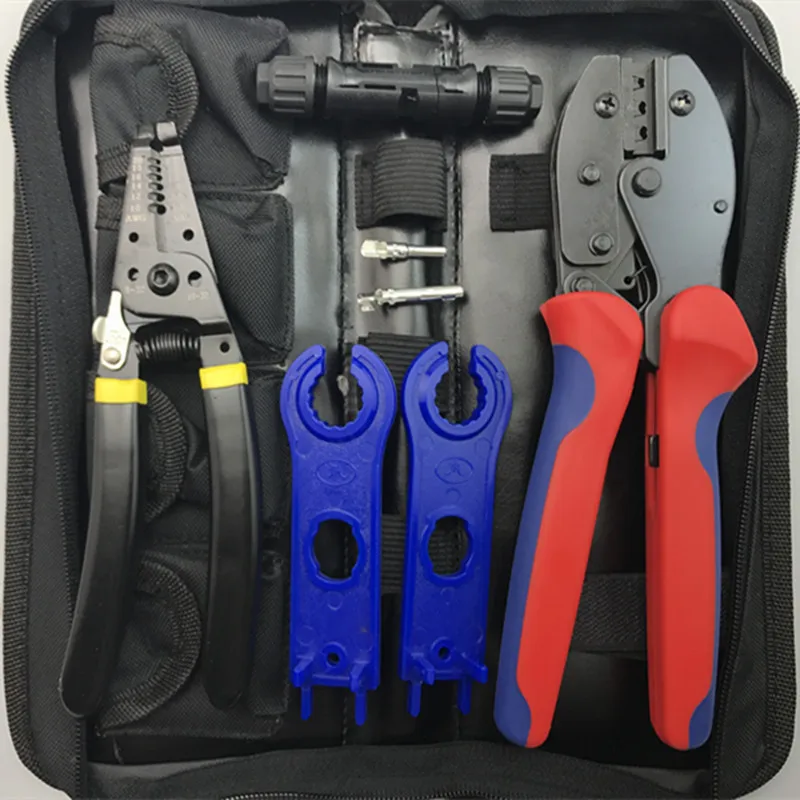 MC4 photovoltaic connector crimper terminal cold crimper solar terminal crimping tool set
MC4 photovoltaic connector crimper terminal cold crimper solar terminal crimping tool set